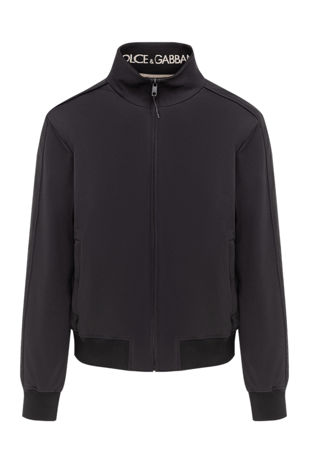 Dolce & Gabbana men's sporty zip-up bomber jacket with a stand-up collar 194022 - photo 1