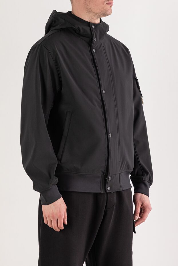 Stone Island black three-layer waterproof hooded jacket 194051 - photo 3
