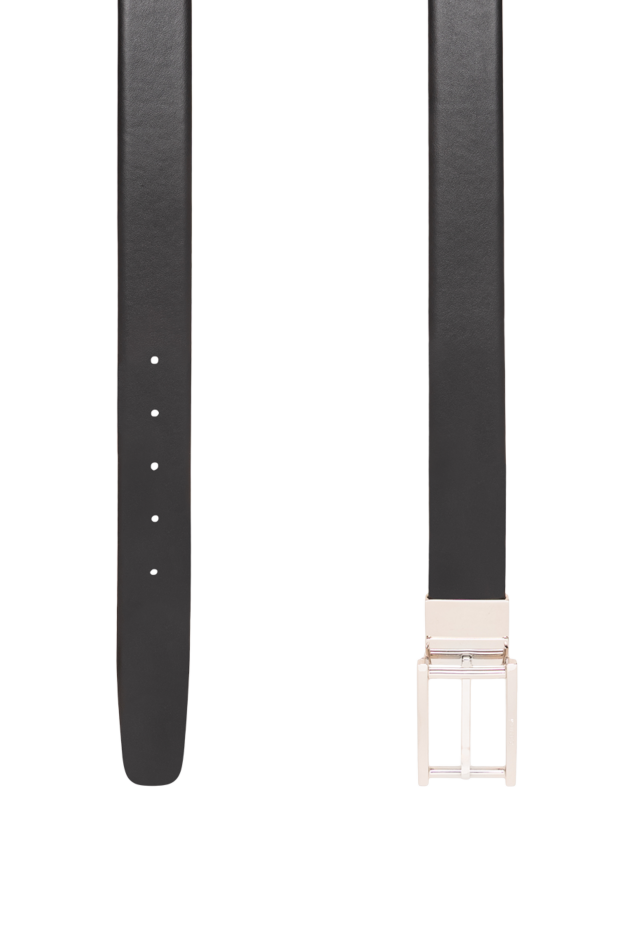A.Testoni classic men's belt made of smooth matte genuine leather 194105 - photo 3