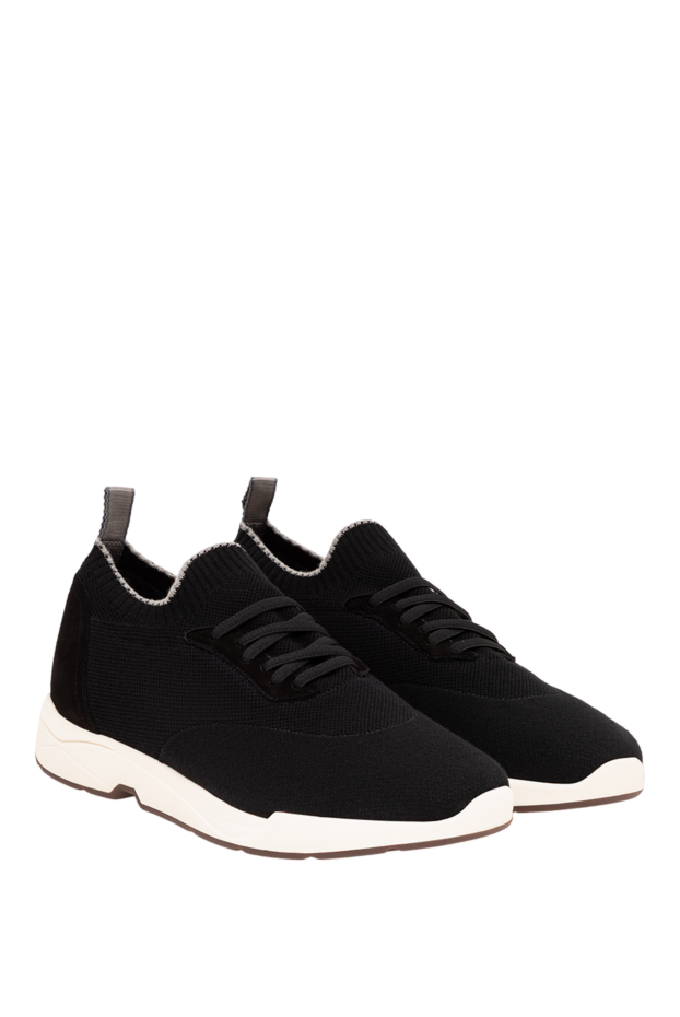 Andrea Ventura black knit sock sneakers with a contrasting sole 194155 - photo 3