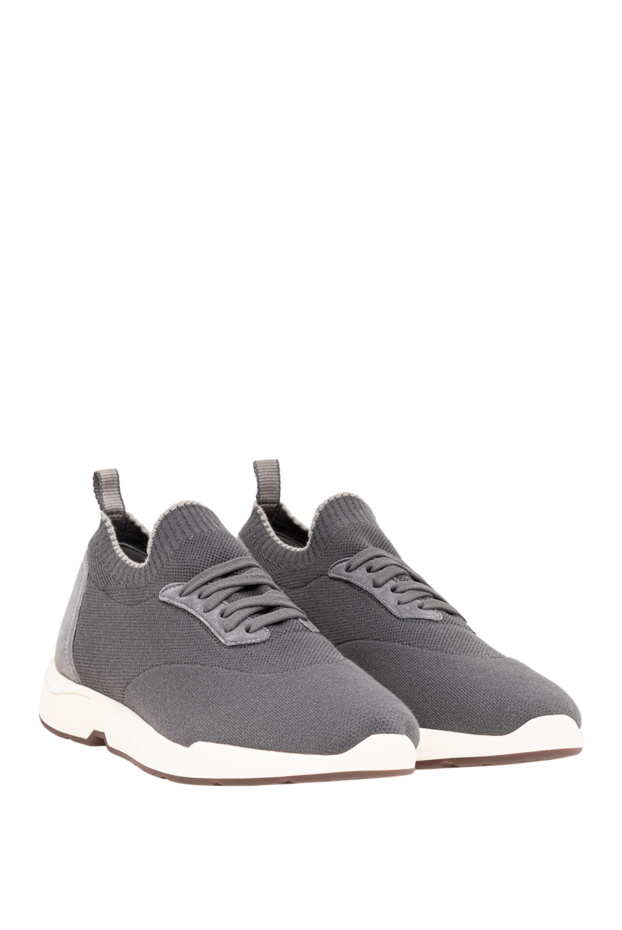 Andrea Ventura gray knit sock sneakers with a contrasting sole 194156 - photo 3