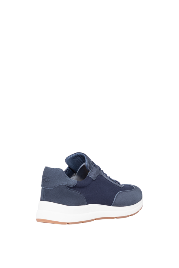 Andrea Ventura men's blue combination sneakers 194161 - photo 3