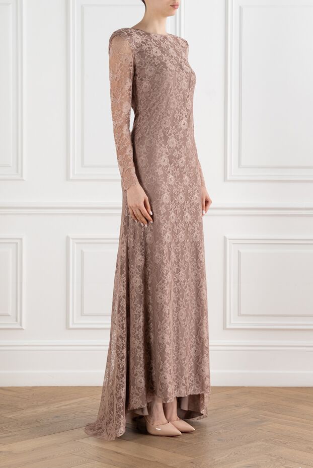 D.Exterior an evening lace midi dress in an exquisite powder shade 194198 - photo 3