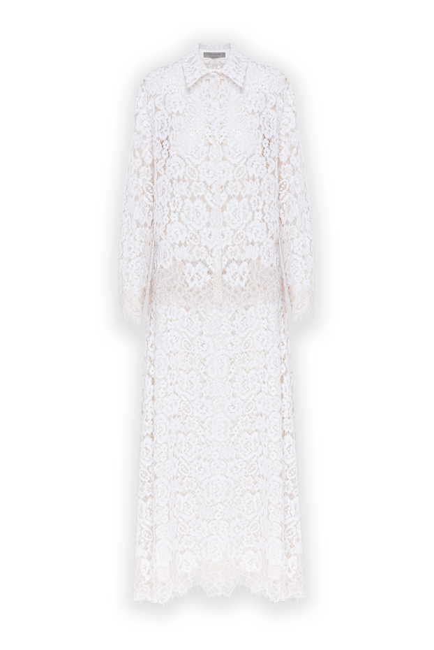 D.Exterior a suit with a maxi skirt made of intricate white lace 194201 - photo 1