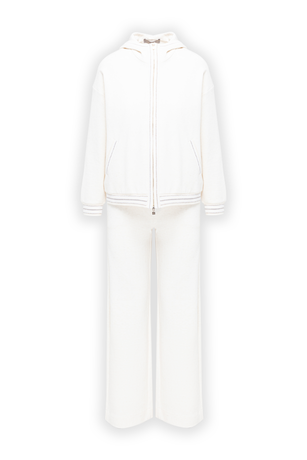 D.Exterior women's ivory zipped hooded walking suit 194208 - photo 1