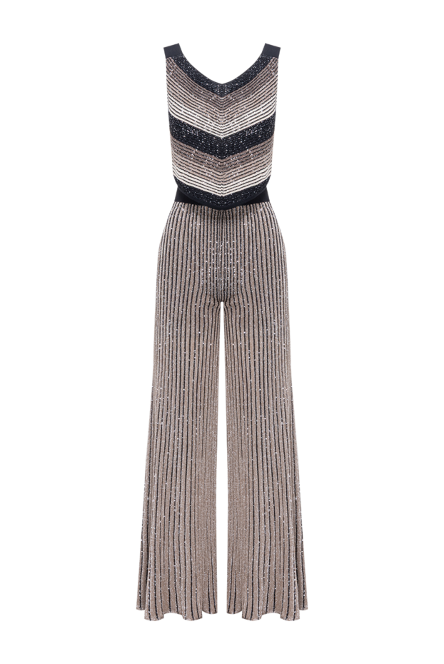 D.Exterior women's evening jumpsuit with wide palazzo pants 194209 - photo 1