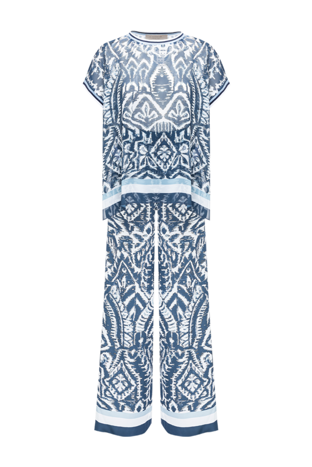 D.Exterior women's knitted two-piece suit with textured textiles and intricate patterns 194242 - photo 1
