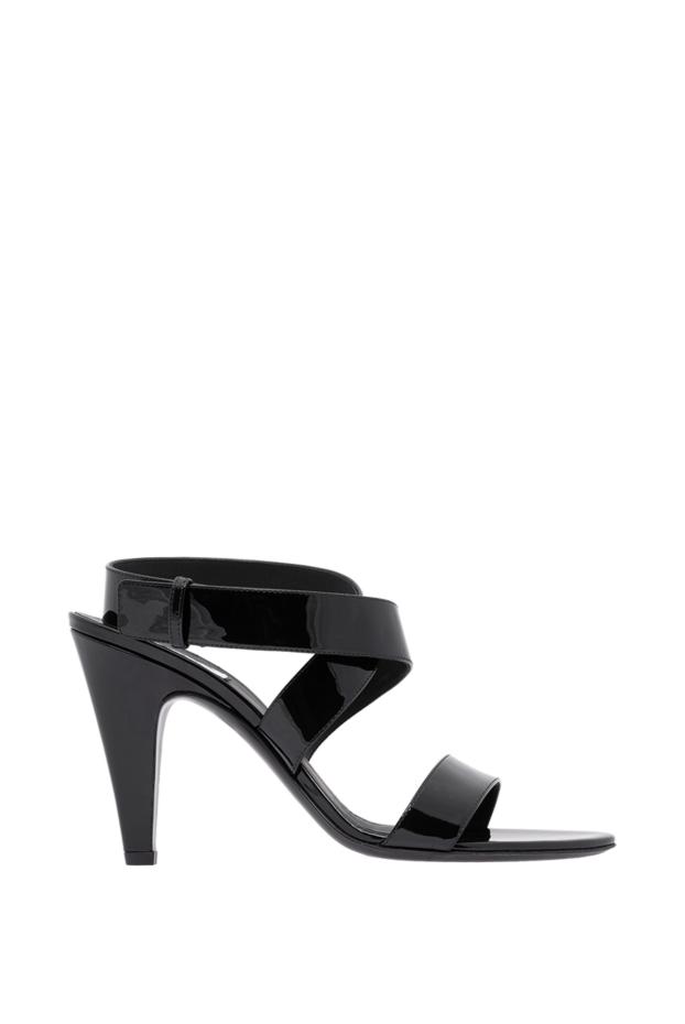 Alaia black patent calfskin cone sandals 194332 - photo 1