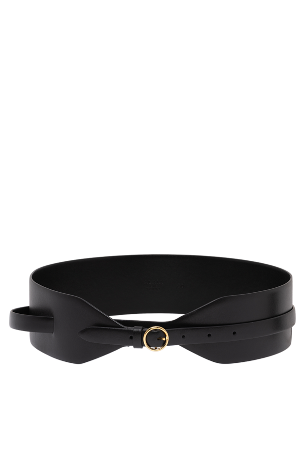 Alaia double large belt made of black calfskin 194333 - photo 1