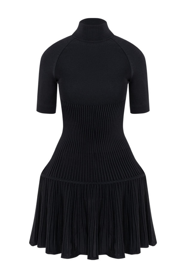 Alaia black crinoline jersey short sleeve mini dress 194338 - photo 1