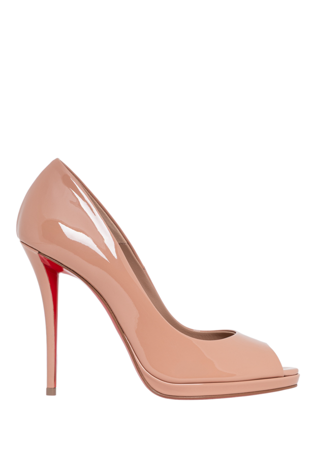 Christian Louboutin lady z қызғылт түсті патенттелген бұзау терісінен жасалған туфлилер 194348 - фото 1