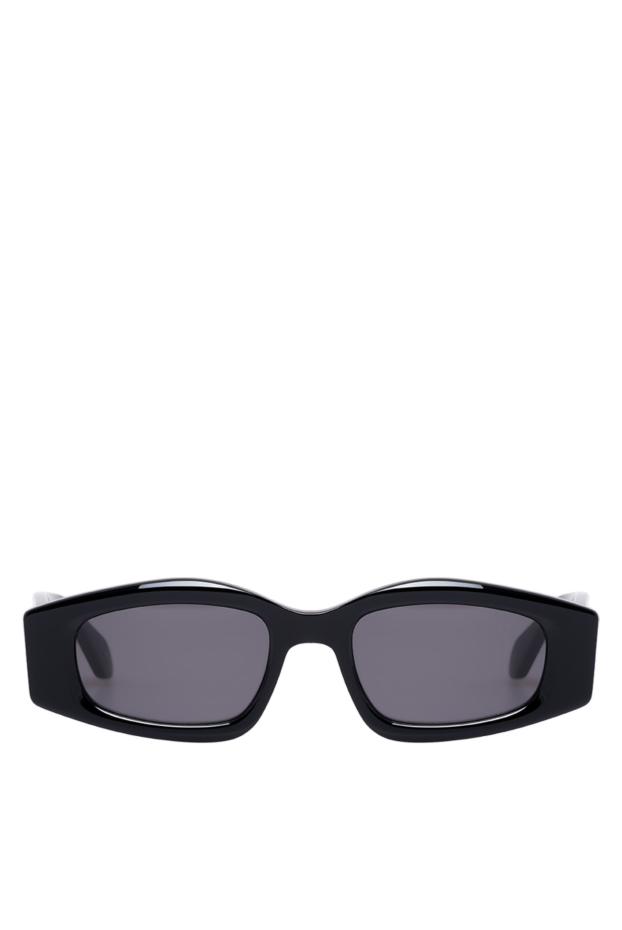 Alaia rectangular sunglasses with faceted corners in black 194352 - photo 1