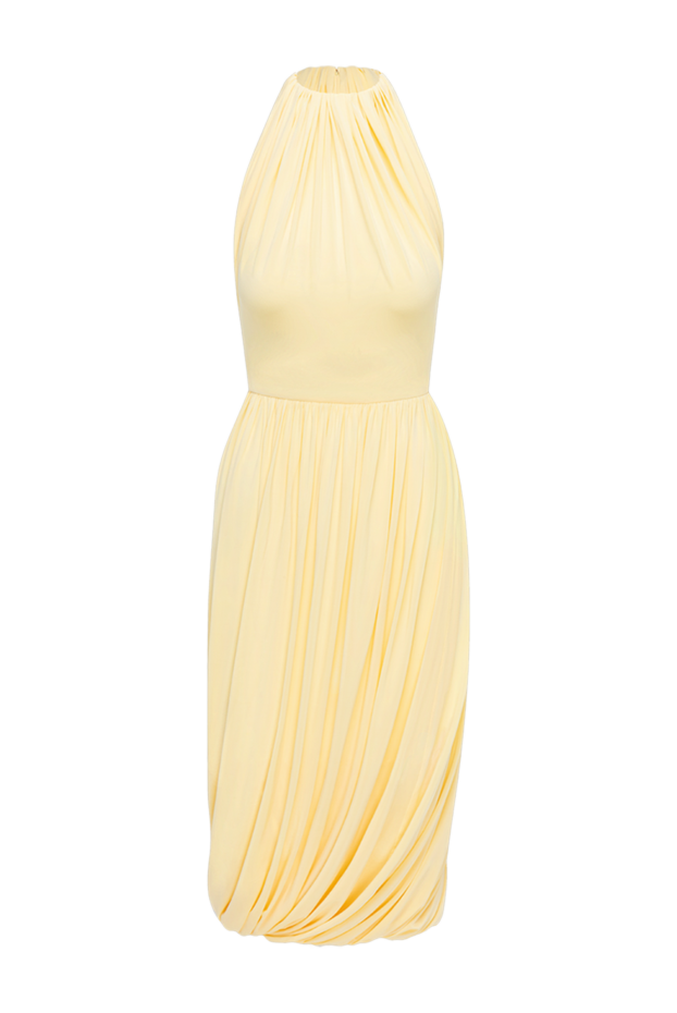 Alaia a soft, draped jersey dress in yellow 194353 - photo 1