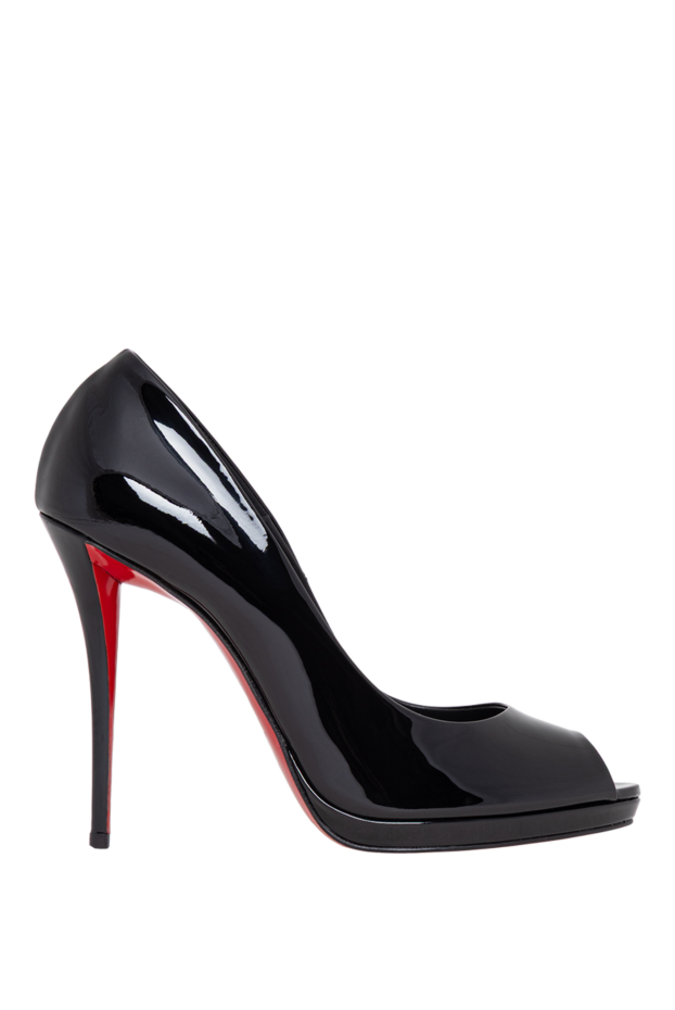 Christian Louboutin lady z қара түсті патенттелген бұзау терісінен жасалған туфлилер 194369 - фото 1