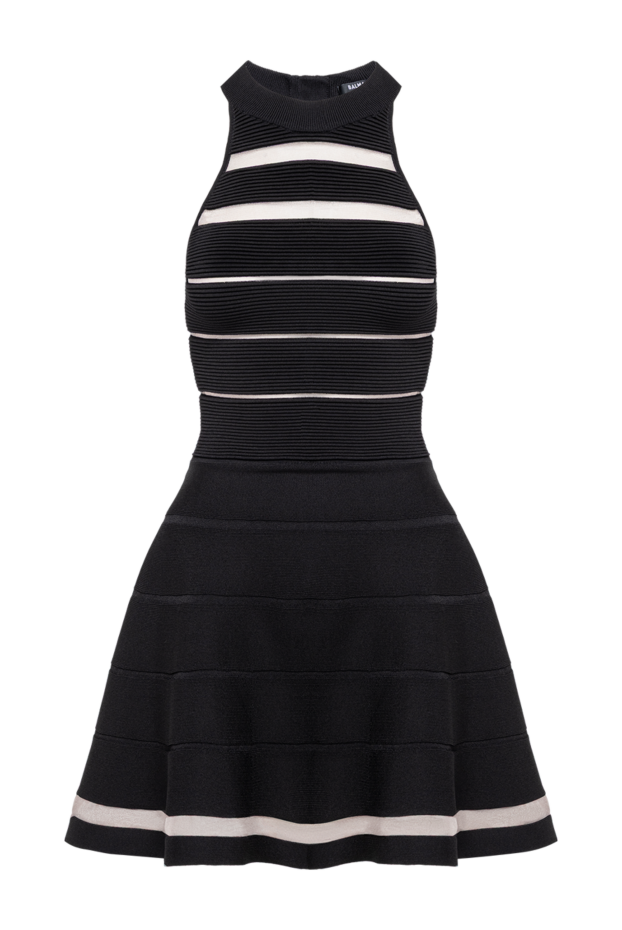 Balmain black sleeveless knit mini dress 194393 - photo 1