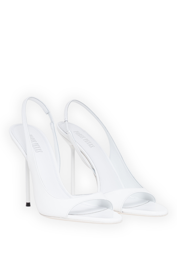 Paris Texas women's lidia patent leather sandals in white 194426 - photo 3