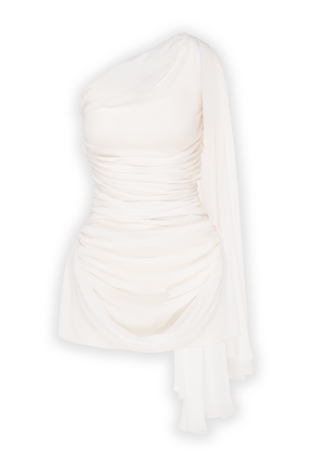 Giuseppe Di Morabito white silk draped mini dress 194557 - photo 1