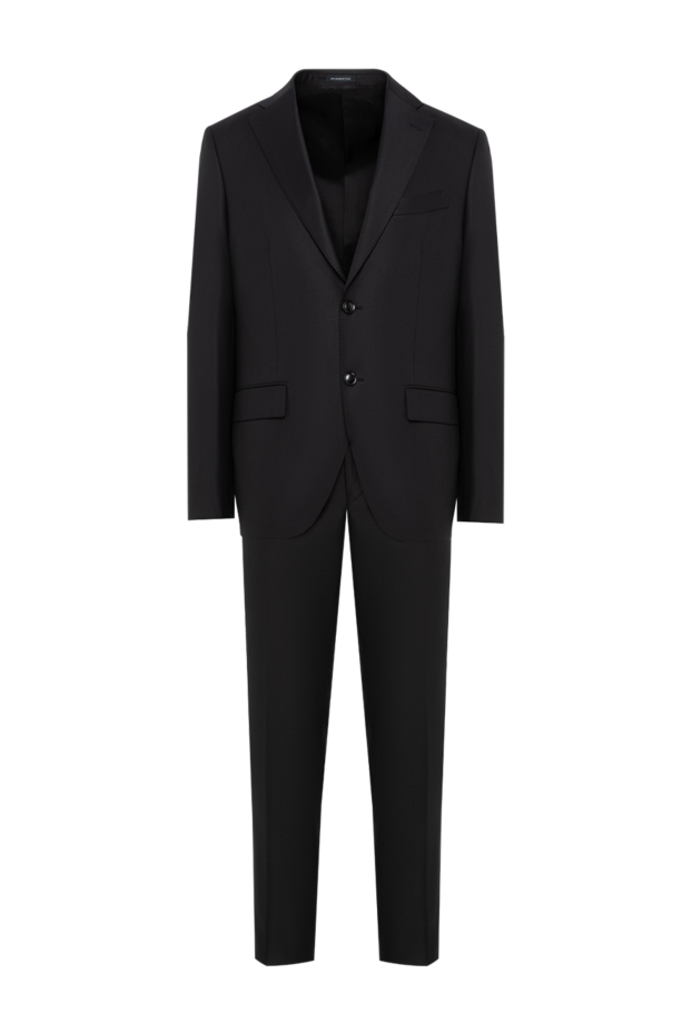 Sartoria Latorre men's classic black wool suit with a formal silhouette 194604 - photo 1