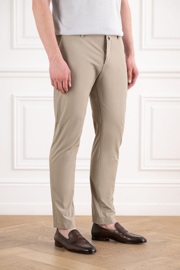 Jacob Cohen beige men's tapered drawstring chinos 194622 - photo 3