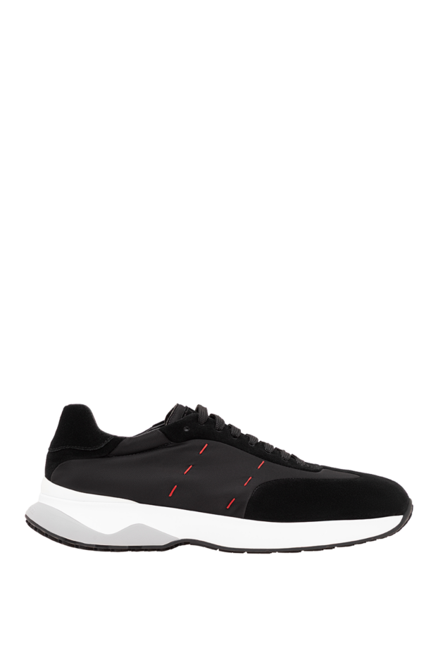Kiton black sneakers with red accents 194716 - photo 1