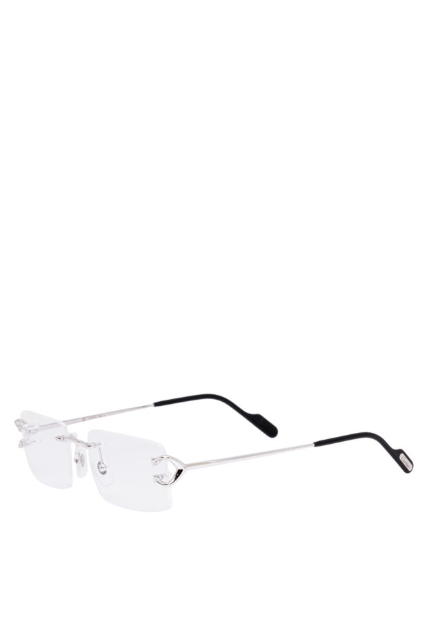 Cartier rimless rectangular frames with iconic silver hinges 194773 - photo 3