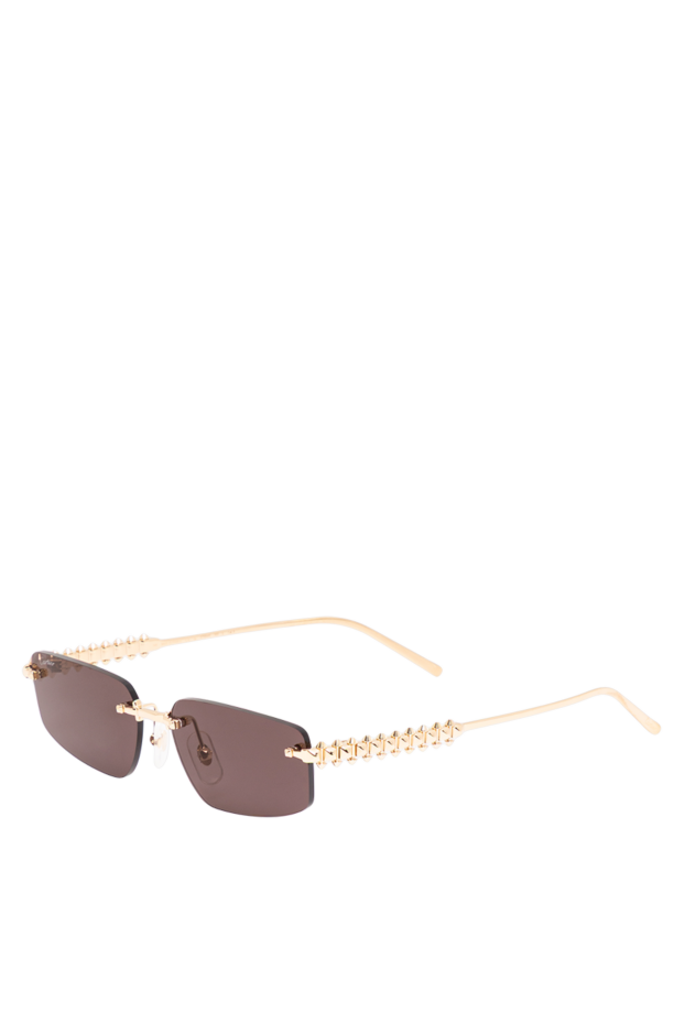 Cartier rimless rectangular glasses with dark brown lenses 194791 - photo 3