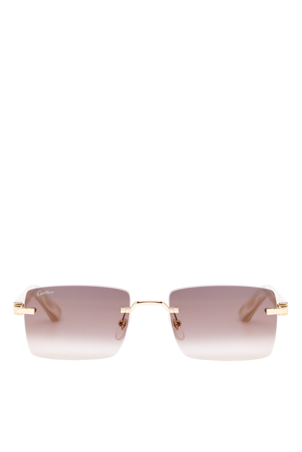 Cartier gradient rectangular rimless sunglasses 194795 - photo 1