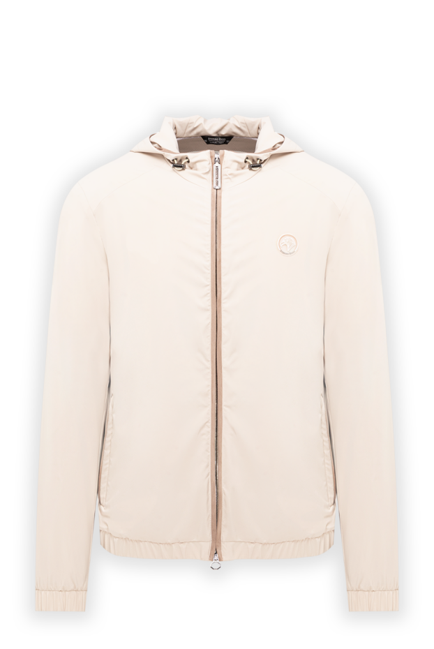 Stefano Ricci light beige lightweight windbreaker with a drawstring hood 194812 - photo 1