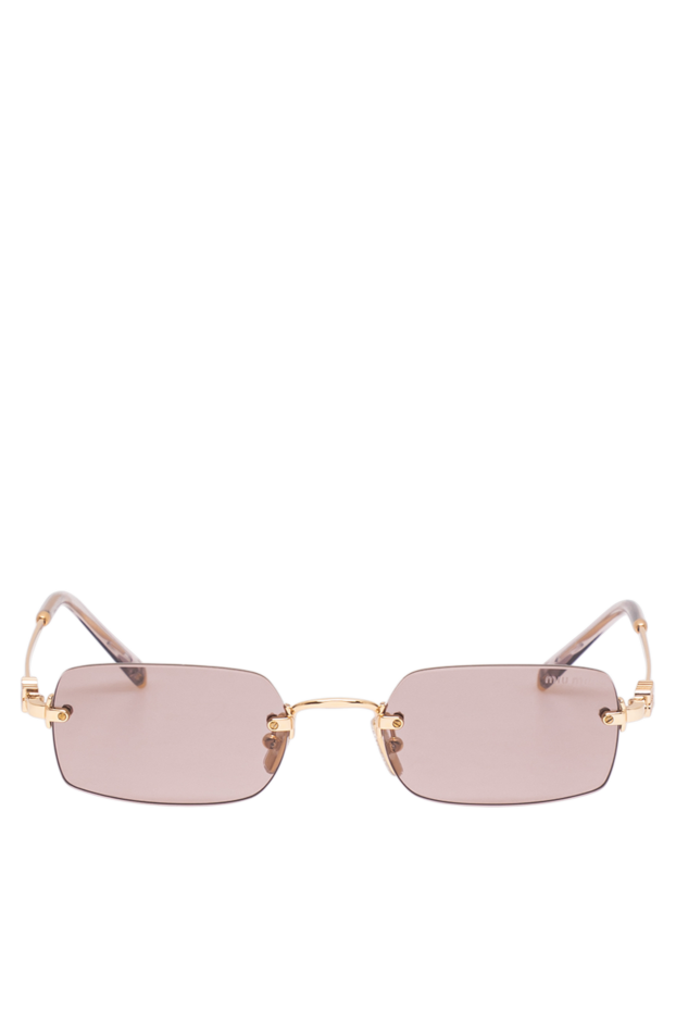 Miu Miu women's rimless slim rectangular sunglasses 194833 - photo 1