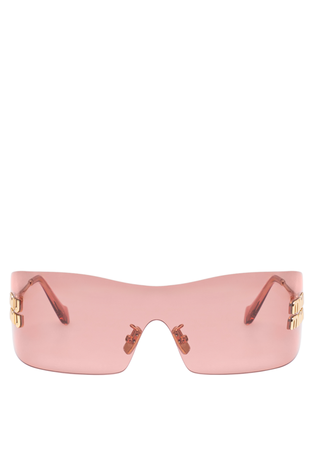 Miu Miu mono lens sunglasses with gold details 194835 - photo 1