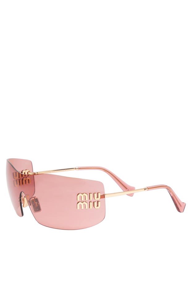 Miu Miu mono lens sunglasses with gold details 194835 - photo 3