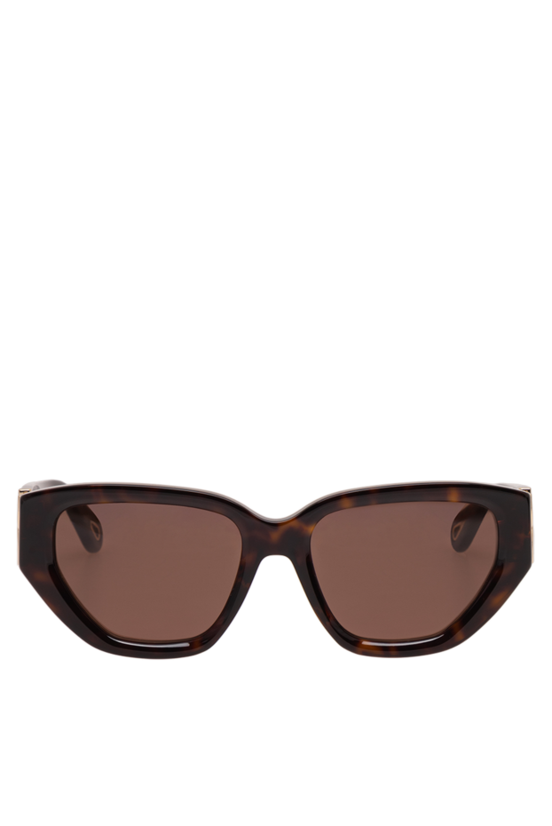 Chloe women's geometric sunglasses with tortoiseshell frames 194878 - photo 1