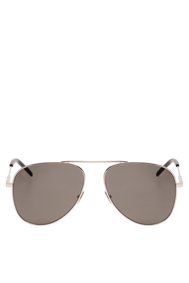 Saint Laurent metallic gold aviator sunglasses with brown lenses 194889 - photo 1