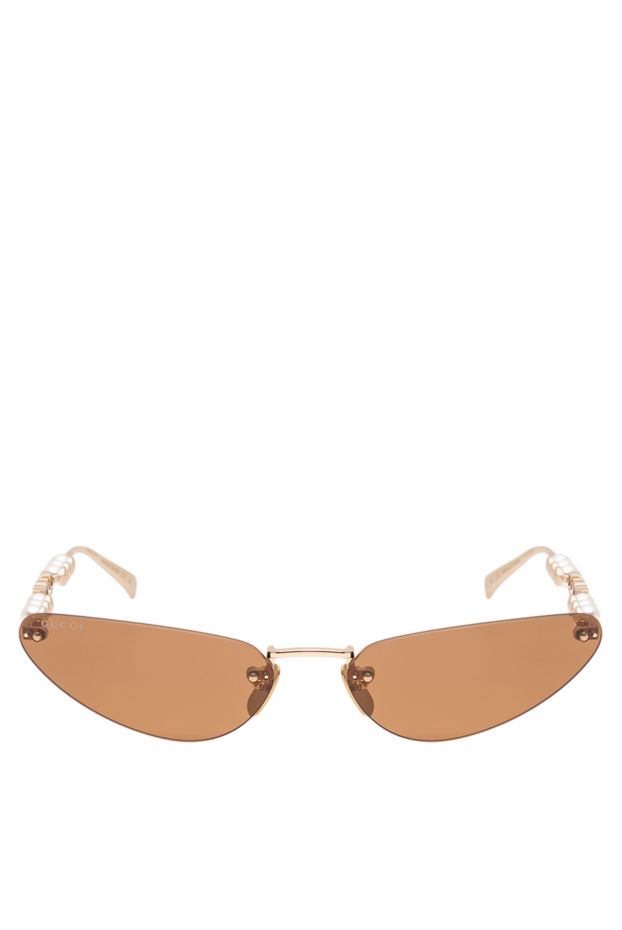 Gucci narrow rimless cat eye sunglasses with pearls 194905 - photo 1