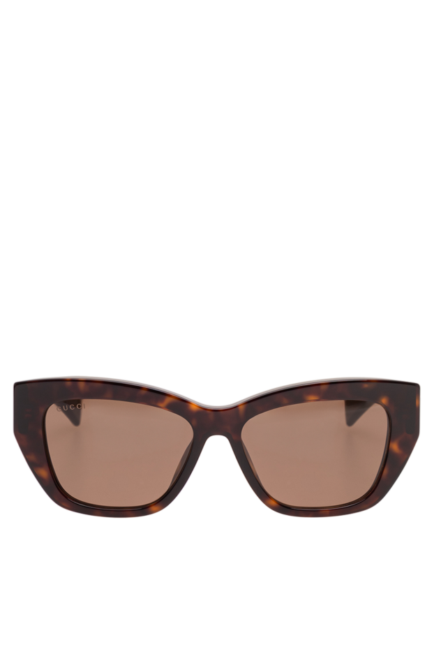 Gucci oversized tortoiseshell cat eye sunglasses with a sophisticated gradient and gold monogram 194910 - photo 1