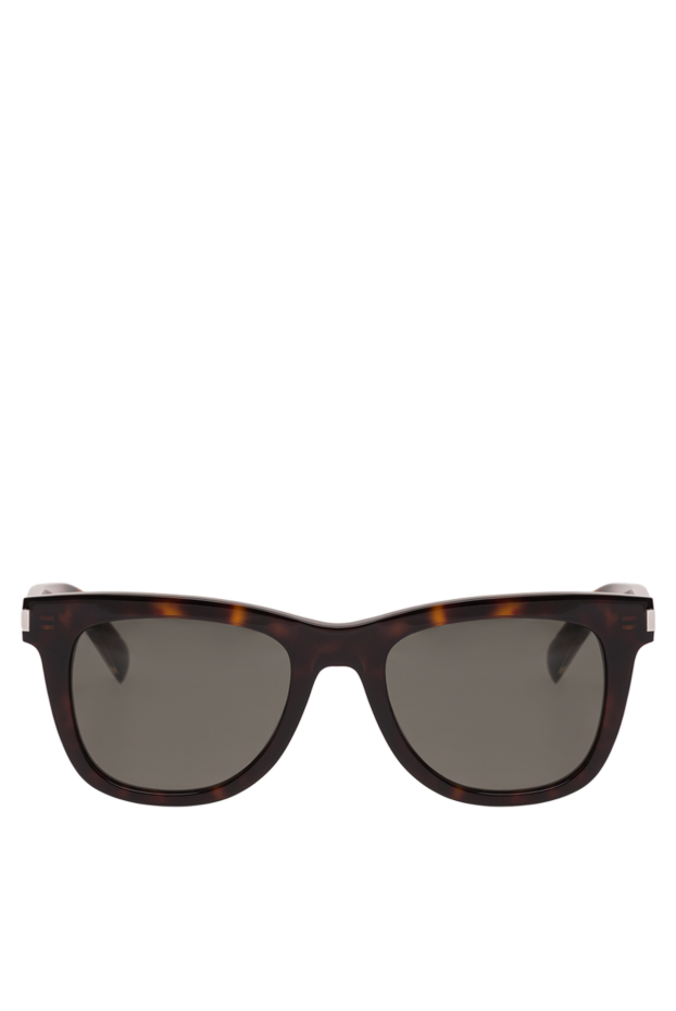 Saint Laurent rectangular tortoiseshell sunglasses with metal temples 194939 - photo 1