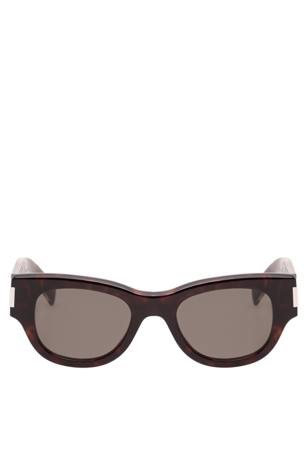 Saint Laurent cat eye sunglasses in tortoiseshell frames with silver plates 194941 - photo 1