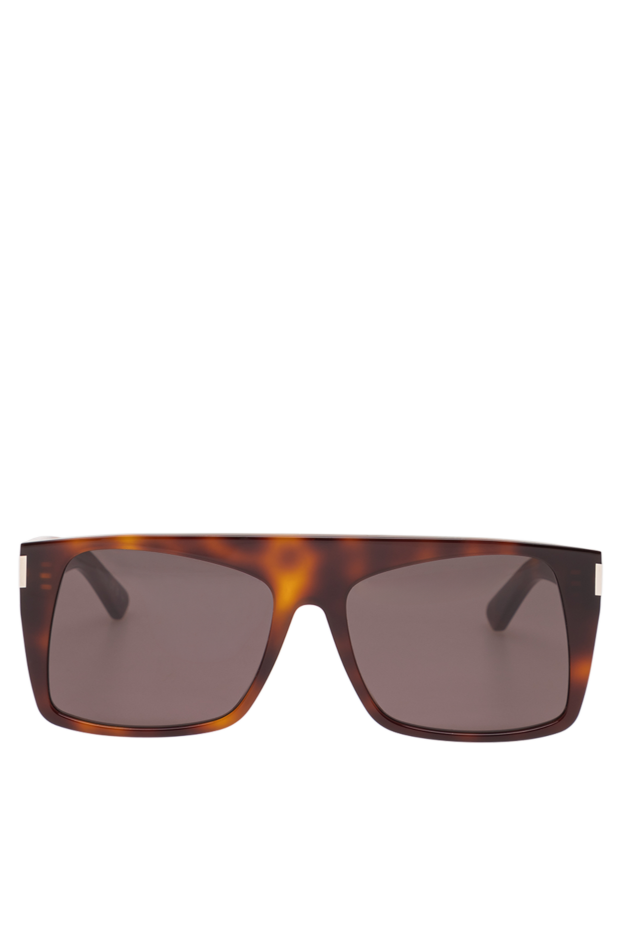 Saint Laurent tortoiseshell sunglasses with a completely flat top and gradient lenses 194945 - photo 1