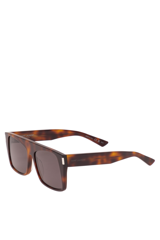 Saint Laurent толығымен жалпақ үстіңгі және градиент линзалары бар tortoiseshell күннен қорғайтын көзілдірігі 194945 - фото 3