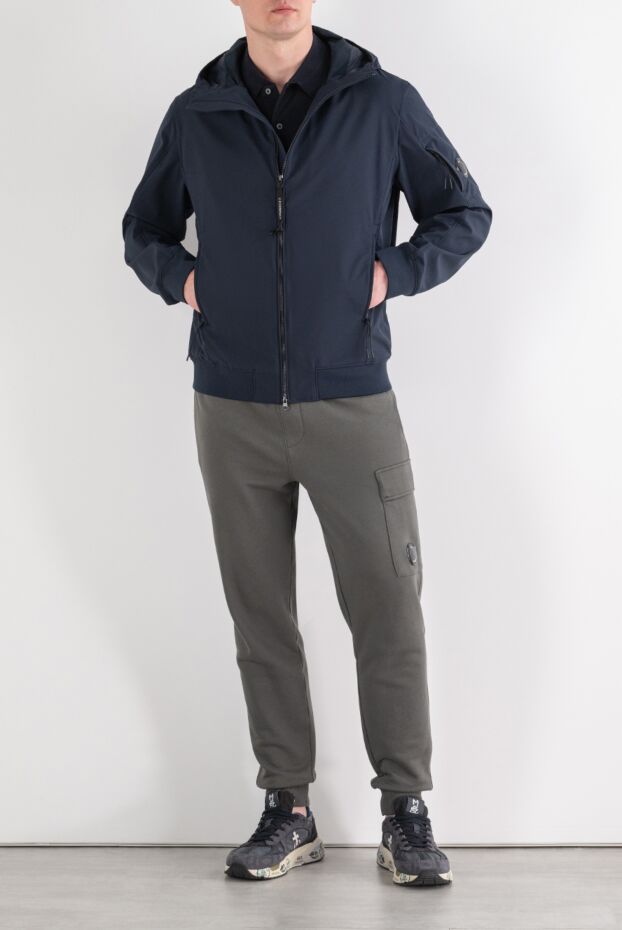 C.P. Company men's technical bomber jacket in dark blue 194972 - photo 2