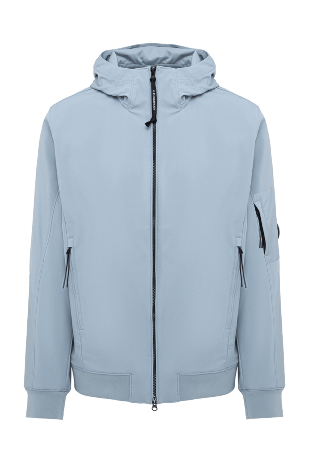 C.P. Company men's demi-season bomber jacket in gray and blue 194977 - photo 1
