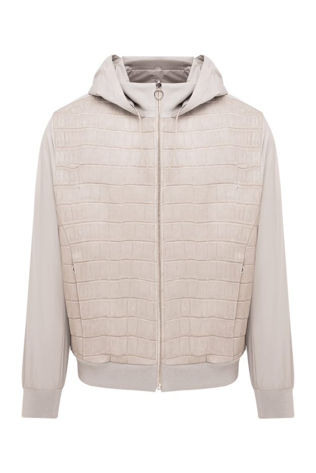 Seraphin combination bomber jacket with crocodile skin front panel 195065 - photo 1