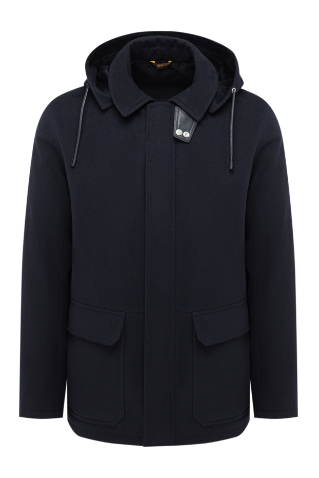 Seraphin men's cashmere parka jacket with fur and turn-down collar 195080 - photo 1