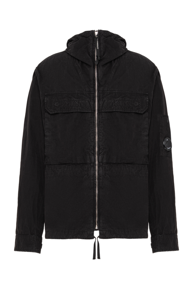 C.P. Company men's lightweight black cotton bomber jacket 195122 - photo 1
