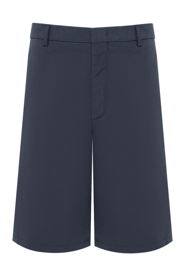 Loro Piana jarno men's classic chinos shorts in deep navy blue 195129 - photo 1