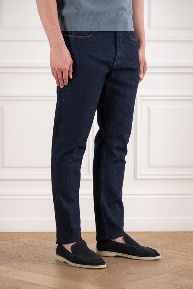 Loro Piana doccio men's tapered jeans made from heavyweight japanese denim 195142 - photo 3