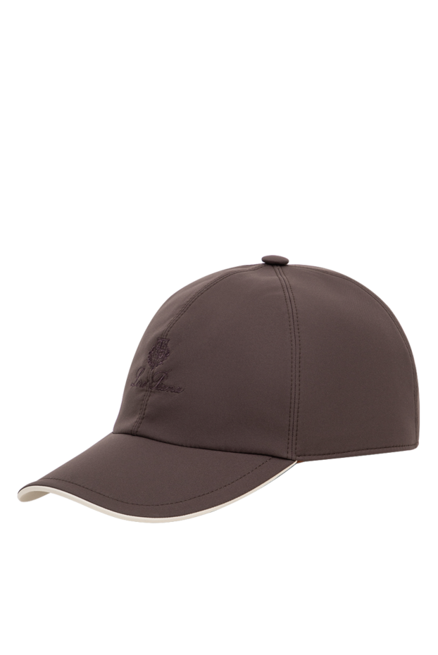 Loro Piana жеңіл құбырлары бар техникалық микроталшықтан жасалған классикалық ерлерге арналған бейсболка 195912 - фото 3