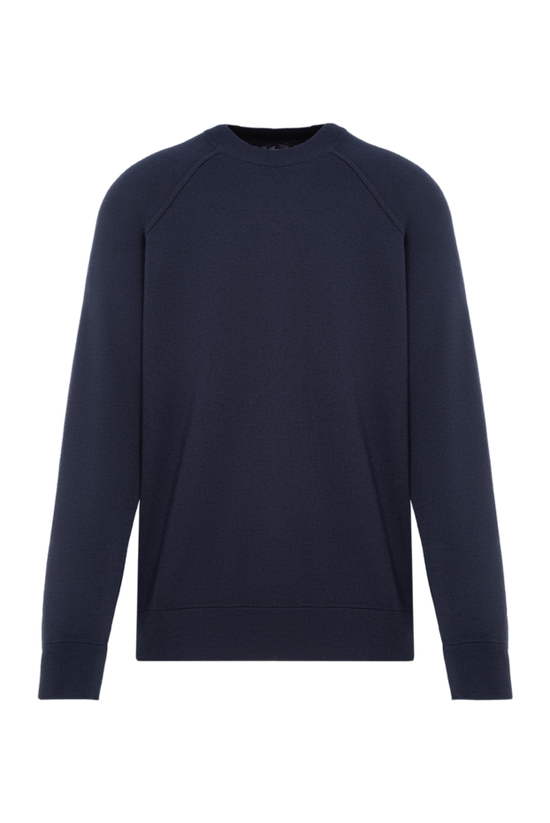 Loro Piana balfour soft crew neck jumper in navy 195937 - photo 1
