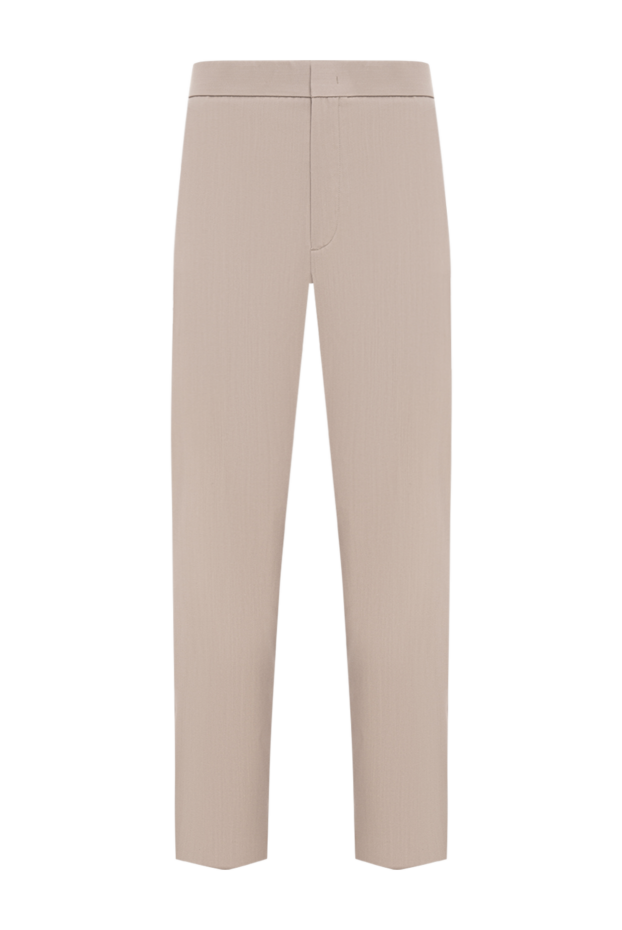 Loro Piana мужские бежевые трикотажные брюки leisure city 195946 - фото 1