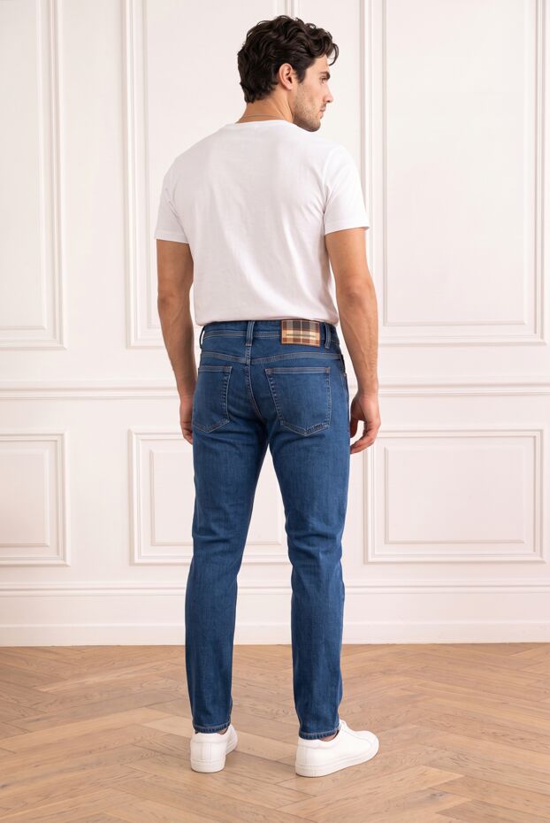 Scissor Scriptor blue tapered jeans with a basic five-pocket fit 195978 - photo 2